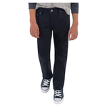 Levi's Boys' Toddler 511 Slim Fit Soft Brushed Pants (Black, 4T)