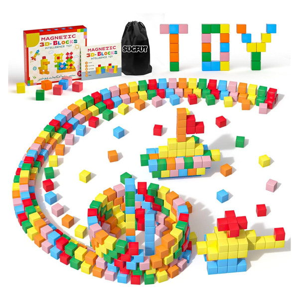 42-Piece STEM Educational Sensory Magnetic Building Blocks