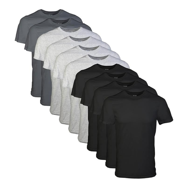 10-Pack Gildan Men's Crew T-Shirts