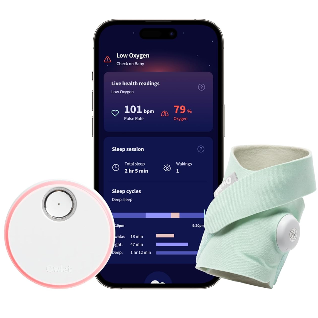 Owlet Dream Sock FDA-Cleared Smart Baby Monitor