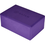 2-Pack Gaiam Latex-Free Eva Foam Yoga Blocks (Beveled Edges, Deep Purple)