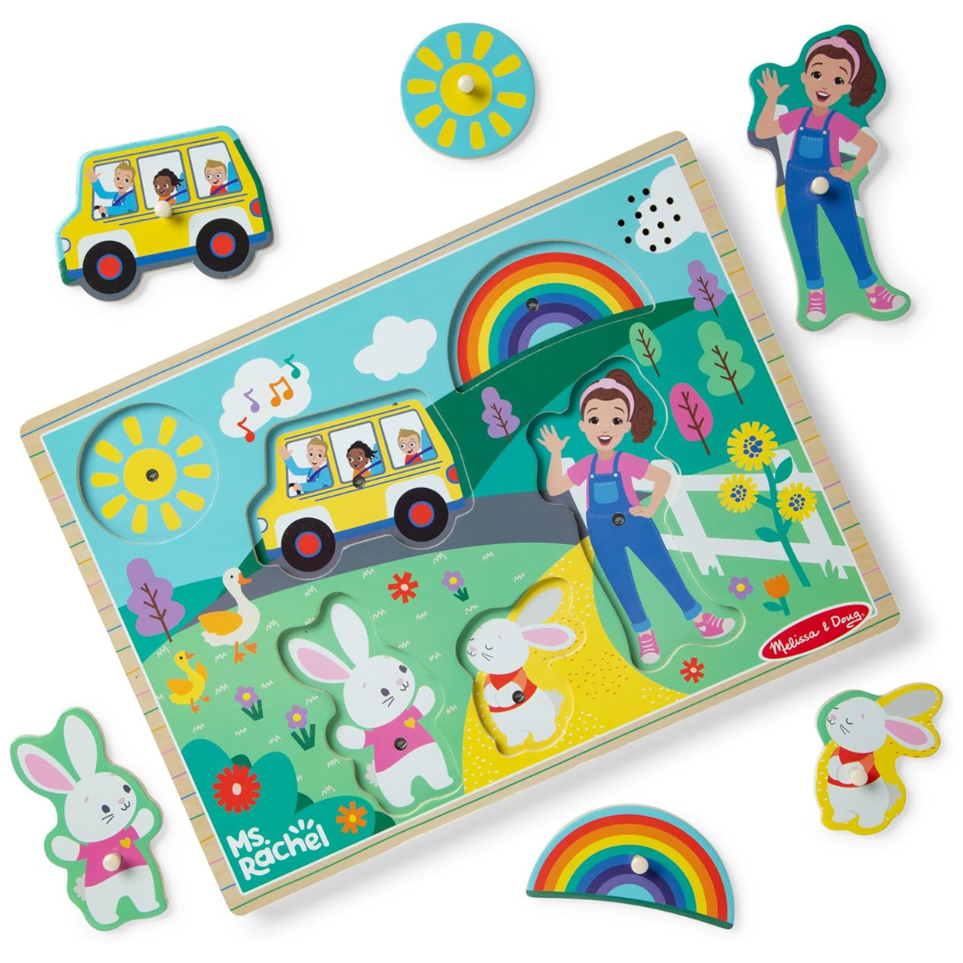 Melissa & Doug Ms. Rachel 6-Piece Sound Puzzle