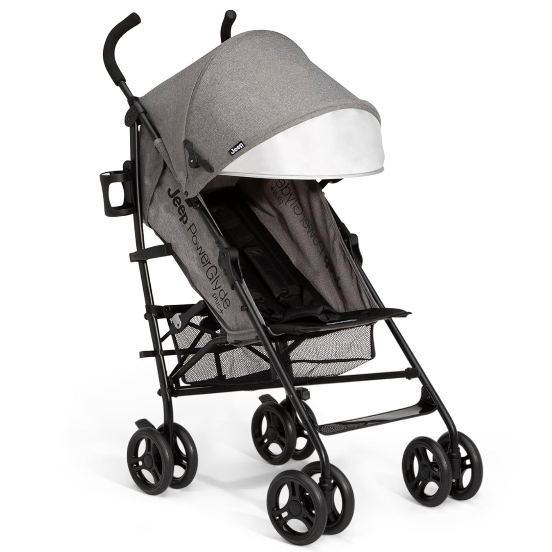 Delta Children Lightweight Travel Jeep PowerGlyde Plus Stroller