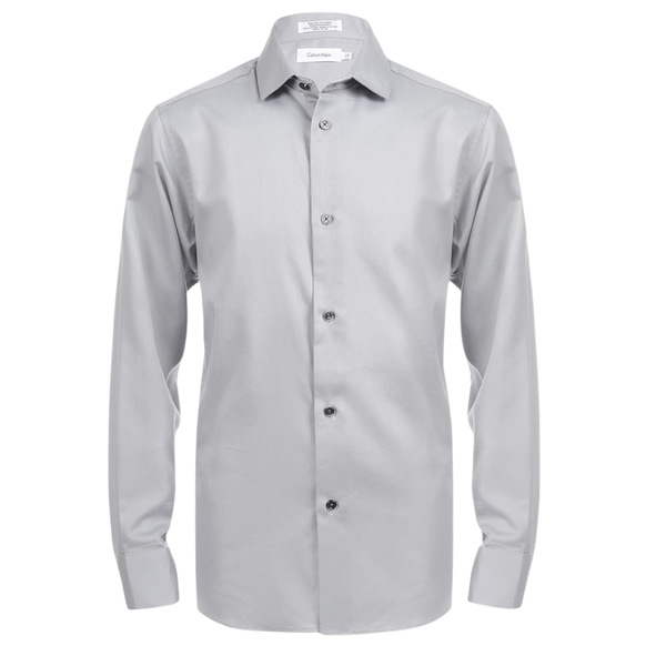 Calvin Klein Boy's Sateen Button-Down Shirt