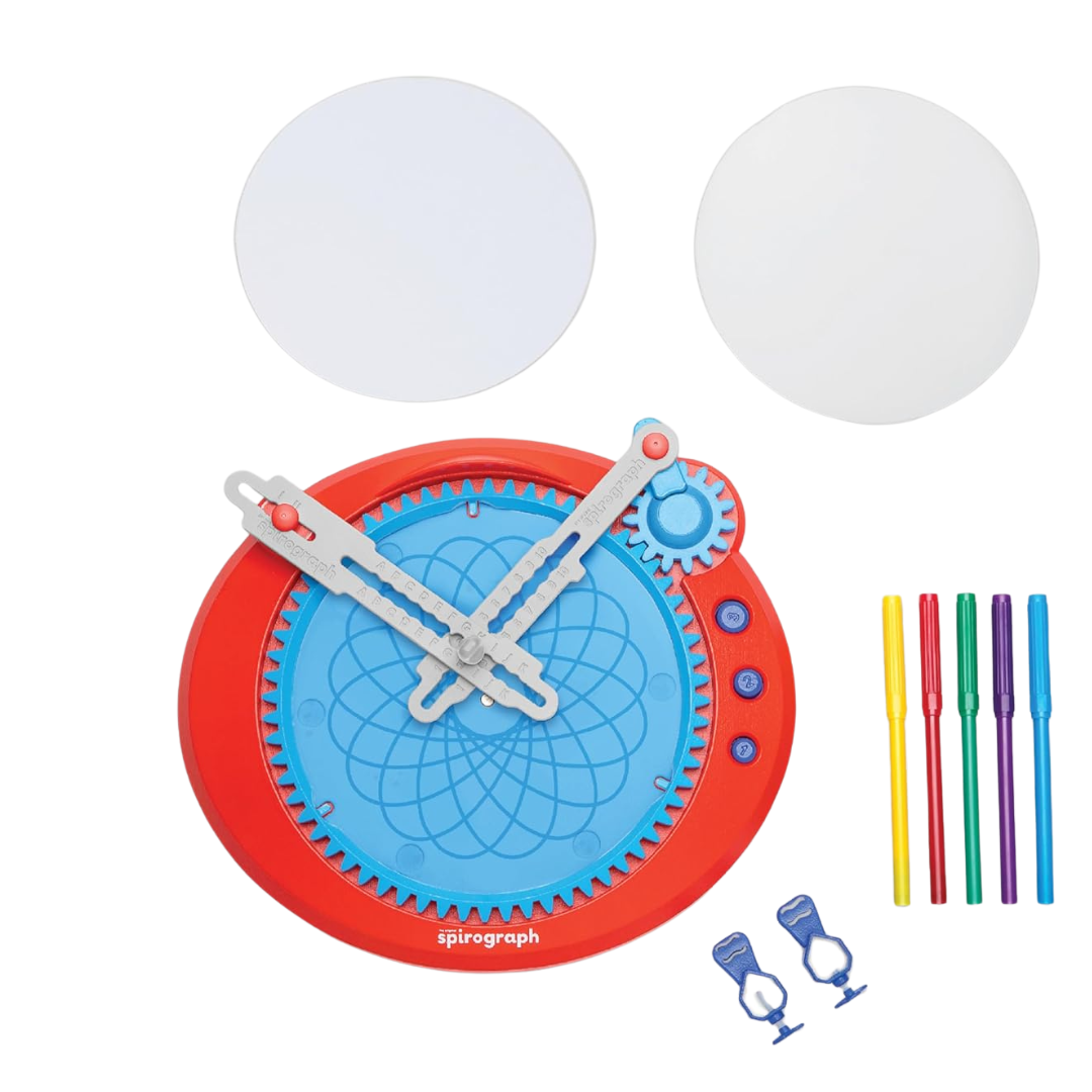 Spirograph Electric Machine With Case, Pens, Design Sheet