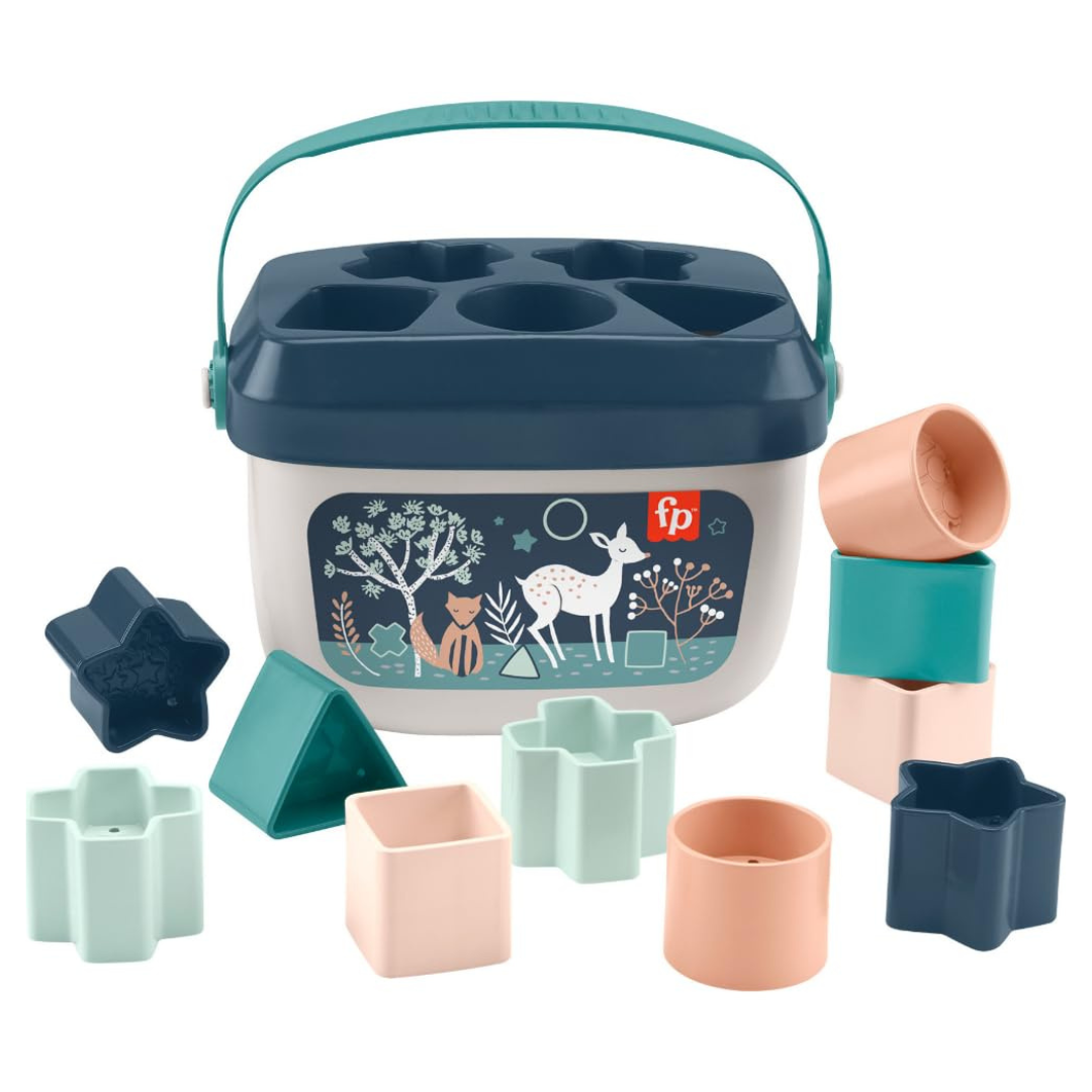 Set Of 10 Fisher-Price Stacking Toy Babys First Blocks