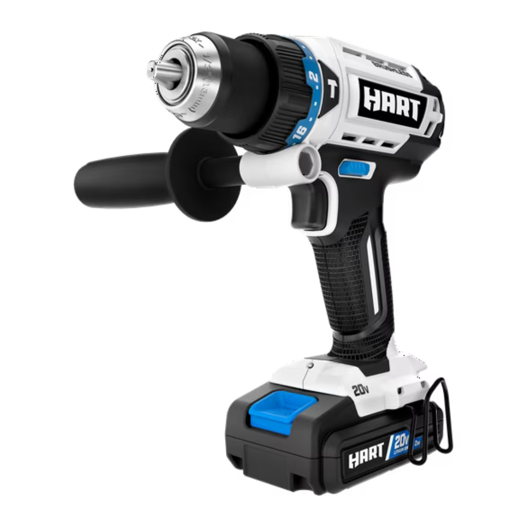 HART 20-Volt Brushless 1/2" Hammer Drill Kit
