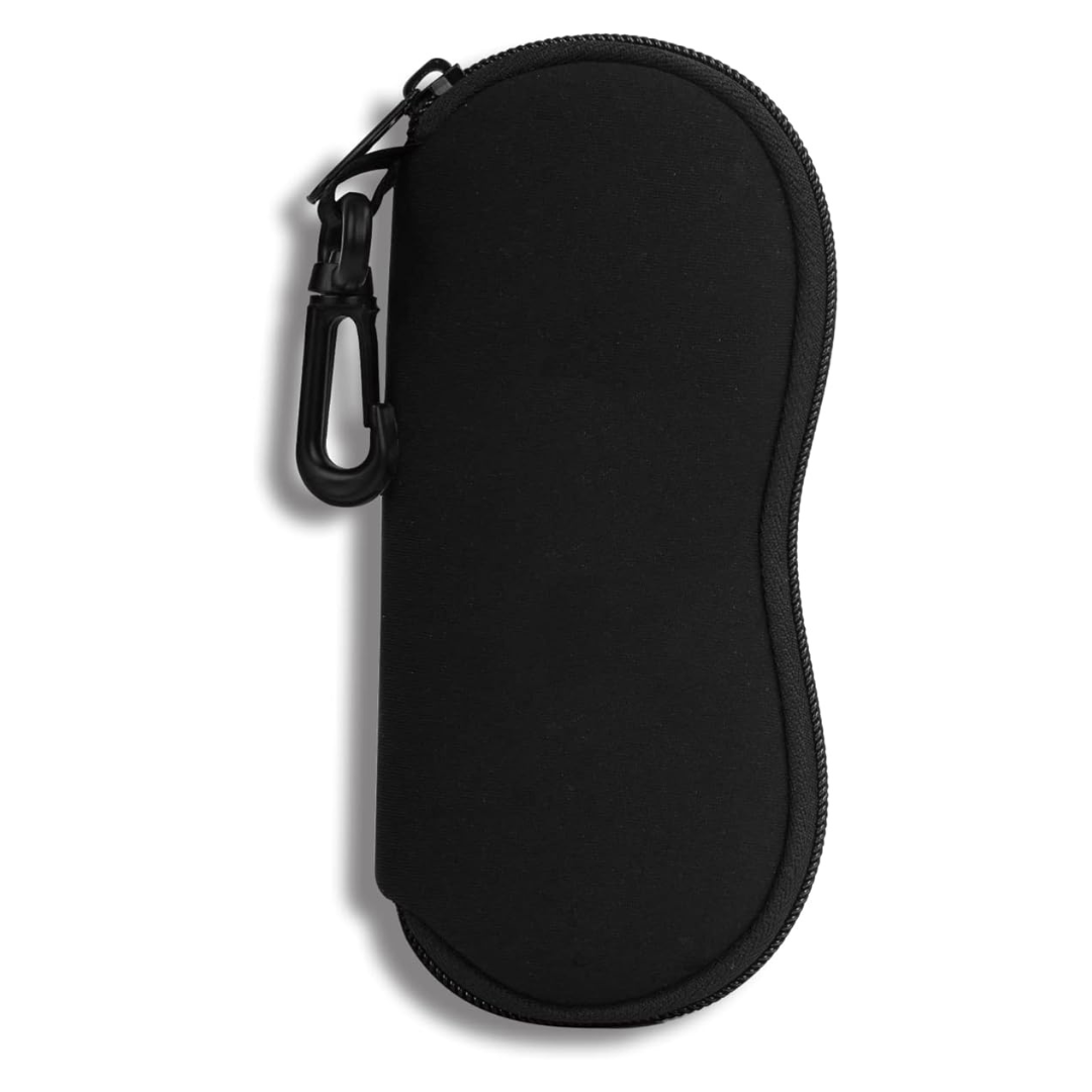 Hion Sunglasses Zipper Pouch Case W/ Belt Clip