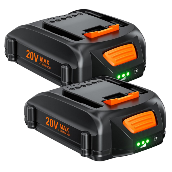 2-Pack Bonadget 3.5Ah WA3525 20V Battery Replacement