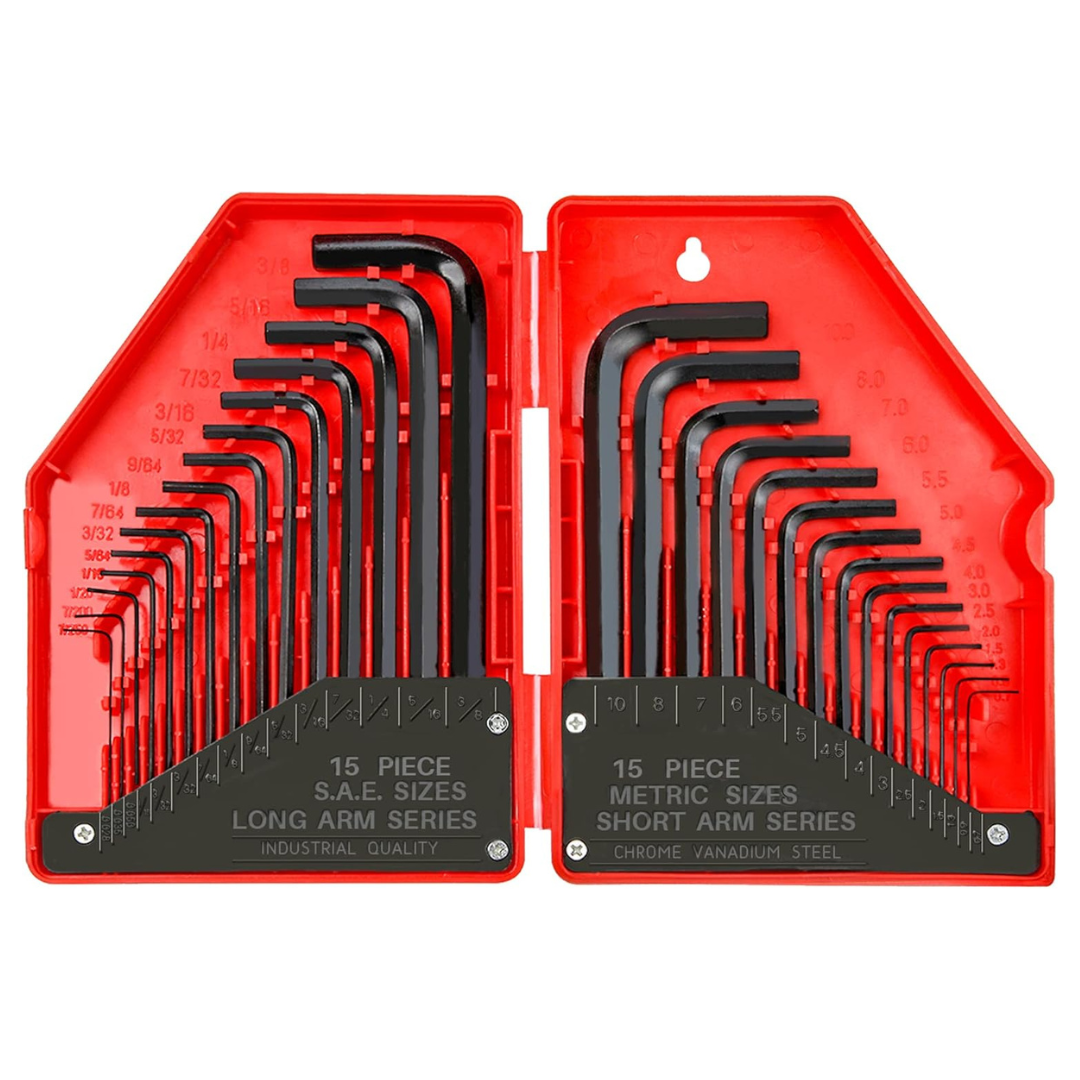 30-Piece Yiyitools Hex Key Allen Wrench Set