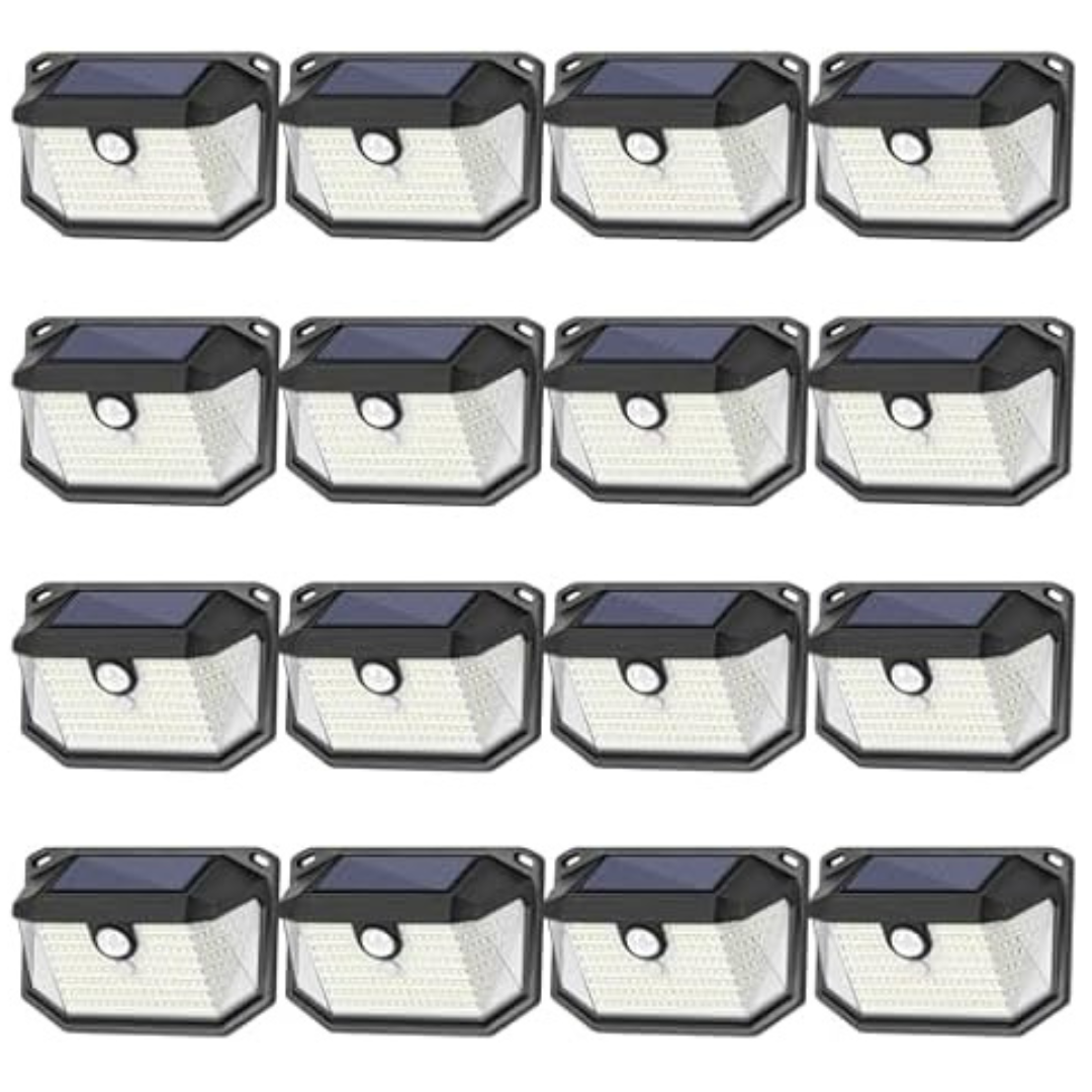 16-Pack Brightever 178 LEDs Motion Sensor Solar Lights