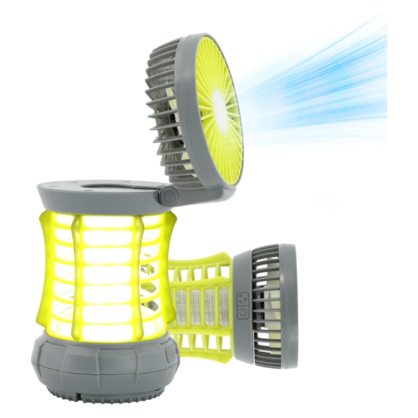 Green More Portable Camping Lantern With Cooling Fan