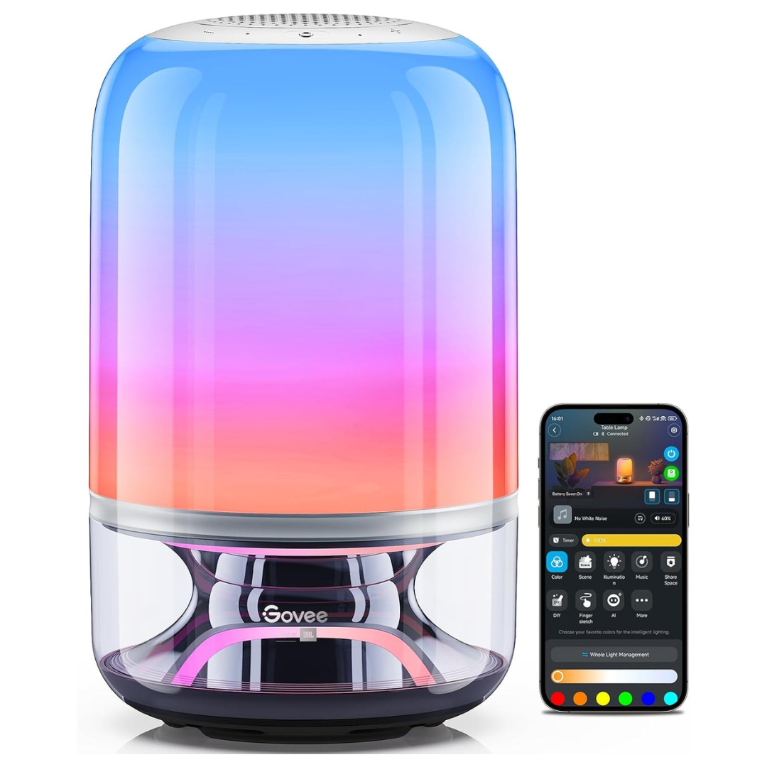 Govee Smart Cordless Table Lamp 2 Pro x Sound By JBL