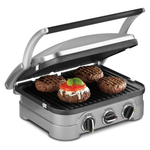 Cuisinart 5-in-1 Indoor Stainless Steel Griddler (GR-4NNAS)