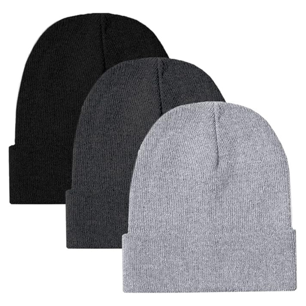 3-Pack Ultra Performance Unisex Beanie Winter Hats