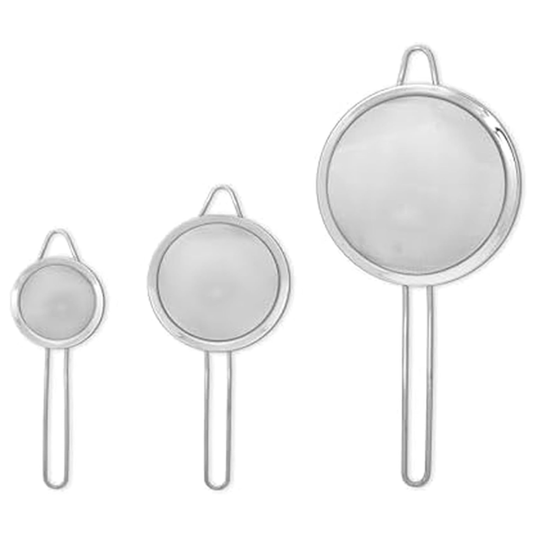 Set Of 3 Farberware Professional Stainless Steel Strainers (S/M/L)