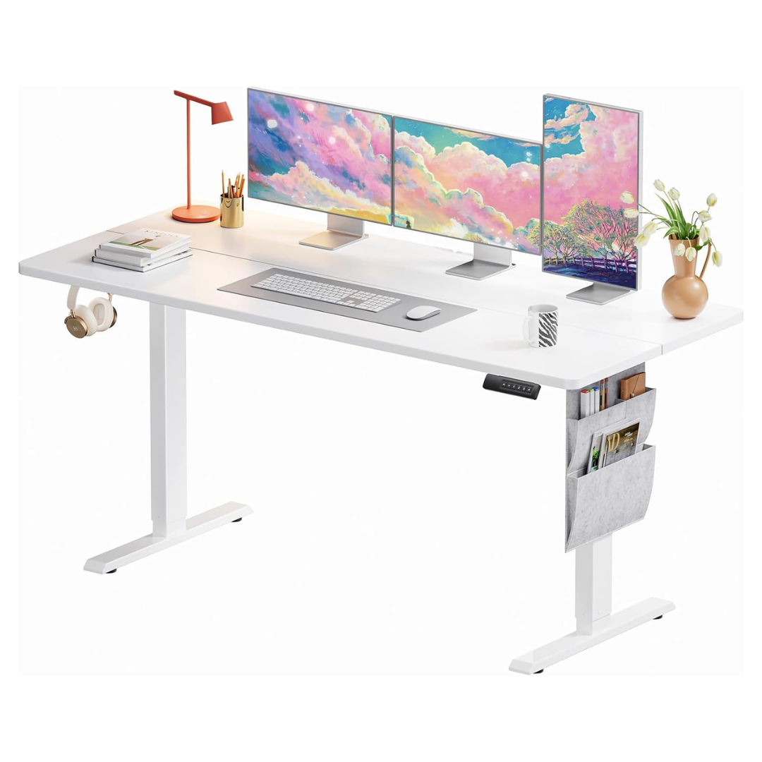 63" x 24" Marsail Adjustable Standing Desk With Presets