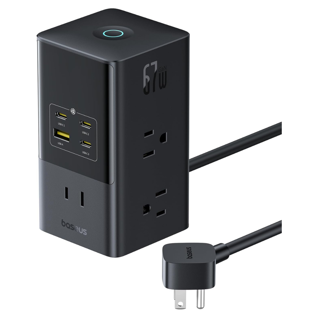 Baseus 67W 10-in-1 USB-C PD Fast Charging Desktop Charger + USB C Cable