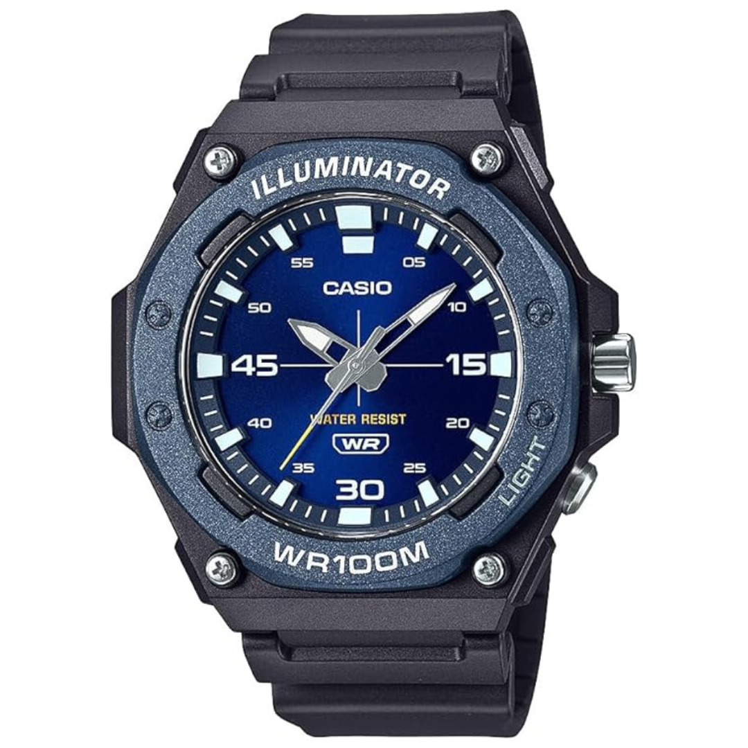 Casio MW-620H Series Men's Digital Watch (Blue/Black)