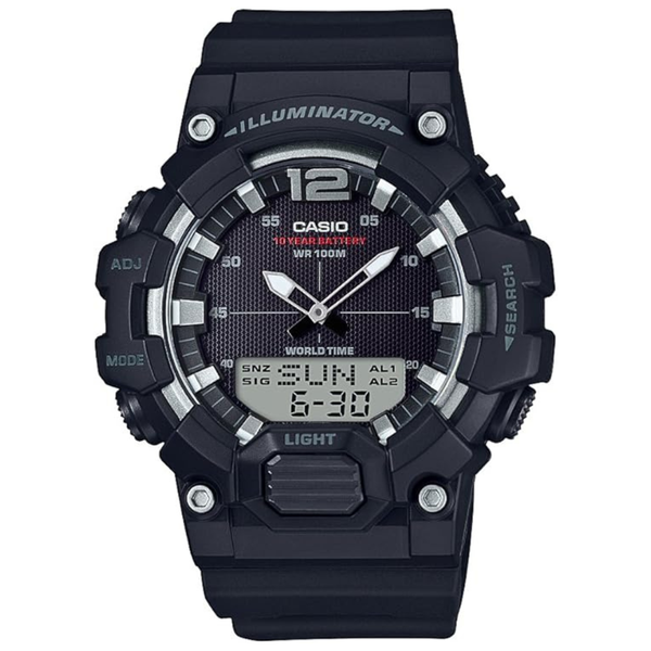 Casio Men's Classic Analog-Digital Display Quartz Watch (Black)