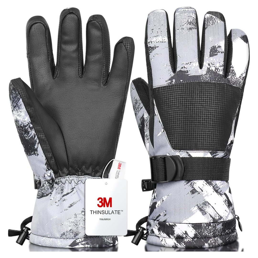 Odtmger 3M Thinsulate Warm Cold Weather Touchscreen Ski Gloves (Various)