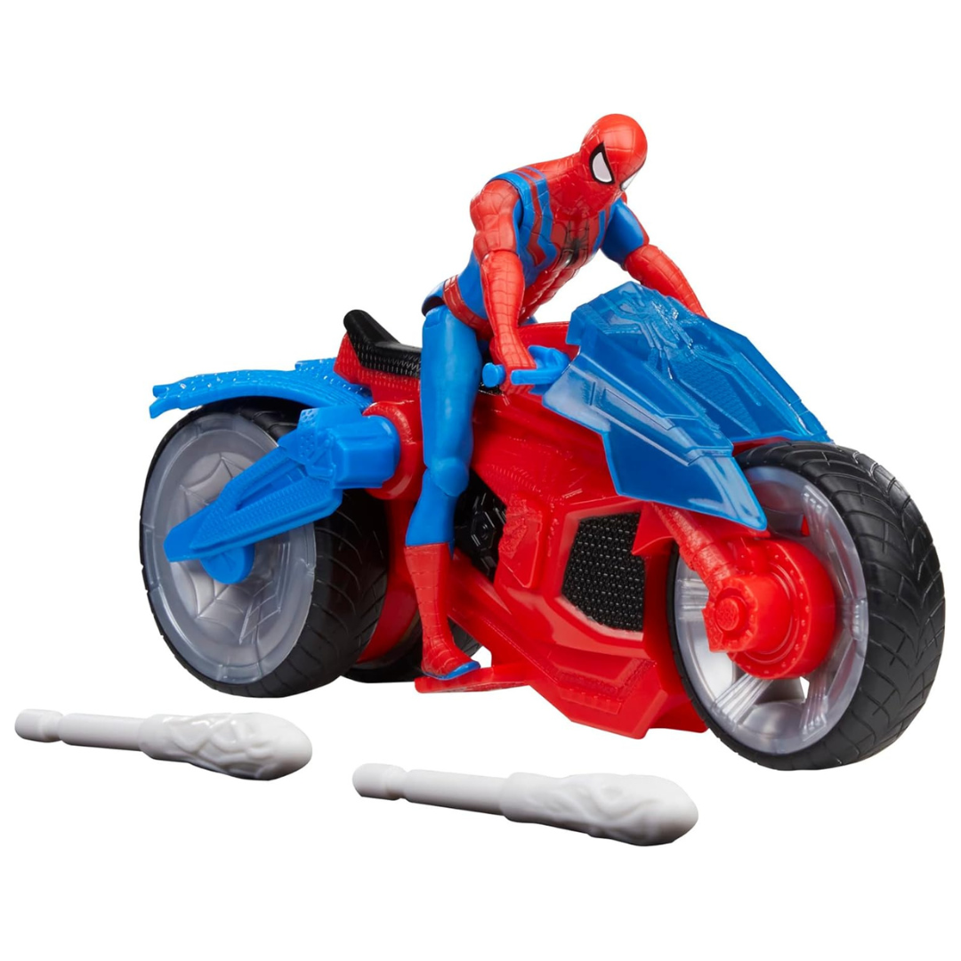 Marvel Spider-Man Web Blast Cycle Action Figure Toy