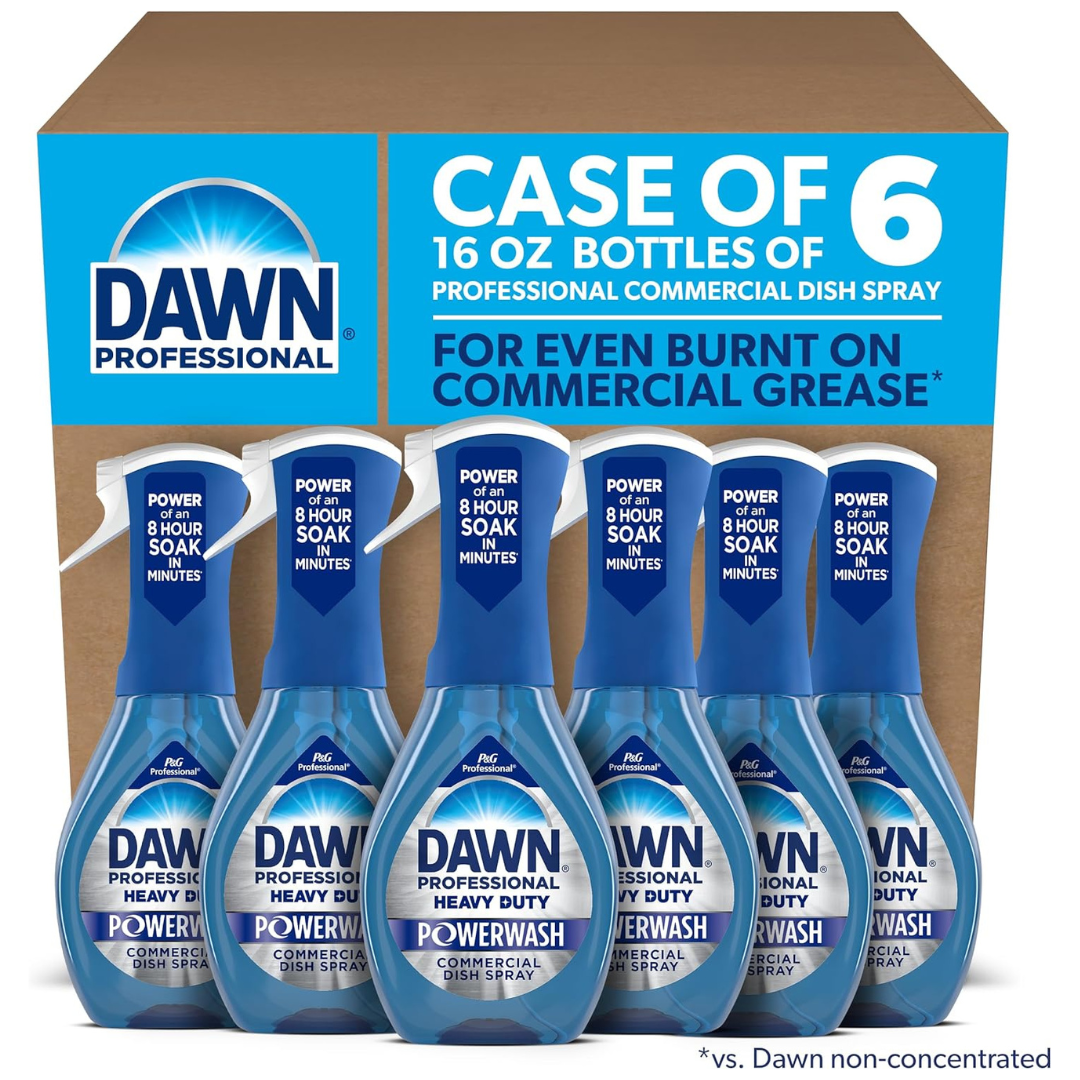 6-Count 16oz Dawn PRO Heavy Duty Commercial Powerwash Foaming Dish Spray