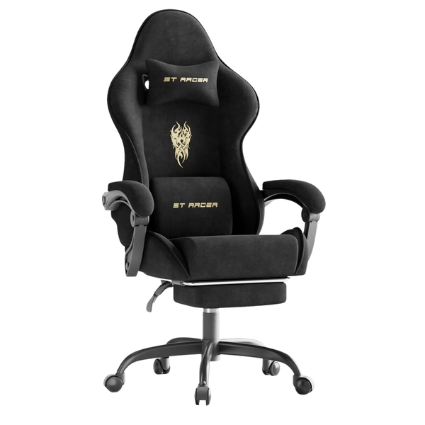 Ferghana High Back Ergonomic Velvet Fabric Gaming Chair