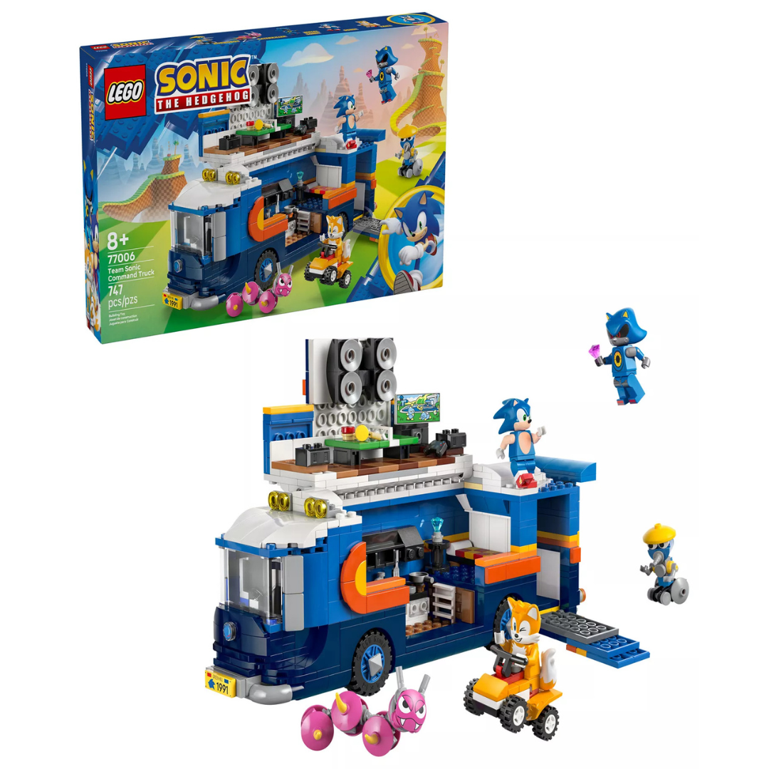 747-Pieces LEGO Sonic The Hedgehog Team Sonic Command Truck Building Toy (77006)