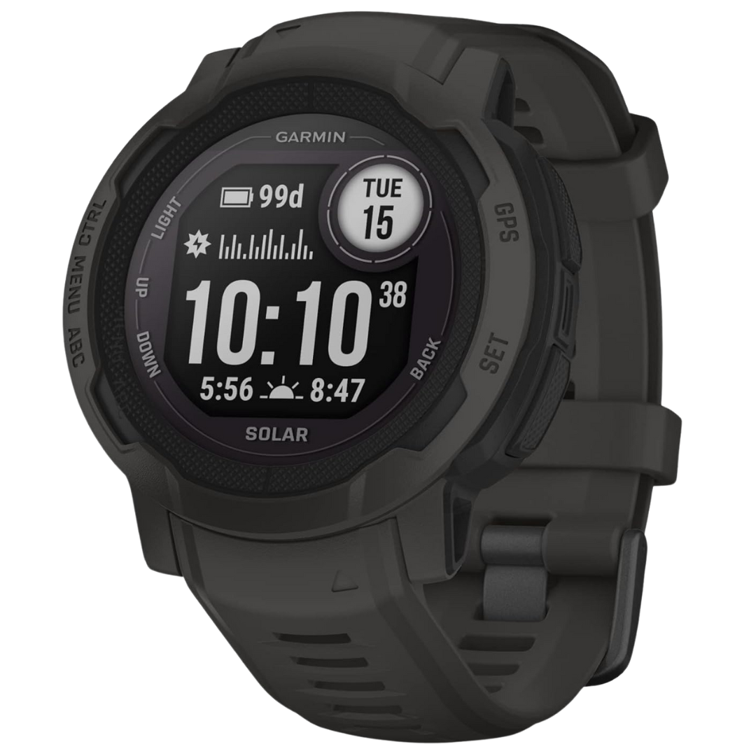 Garmin Instinct 2 Solar Rugged 45mm GPS Smartwatch (Graphite)