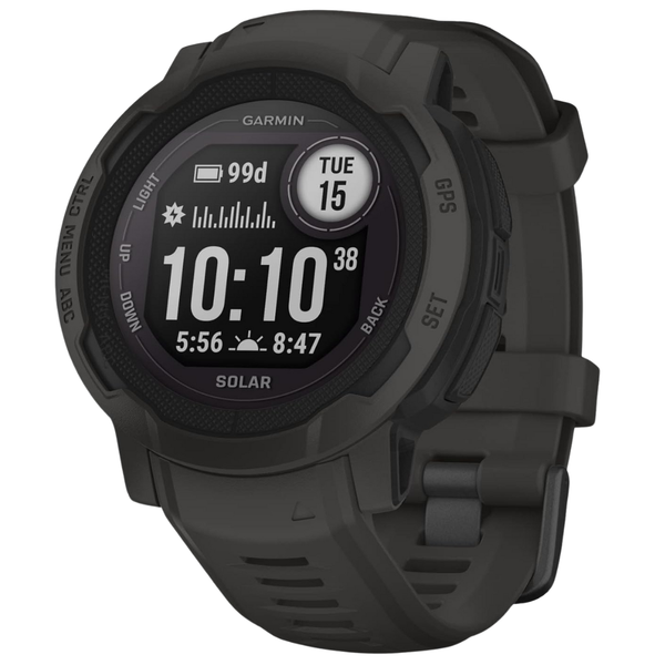 Garmin Instinct 2 Solar Rugged 45mm GPS Smartwatch (Graphite)