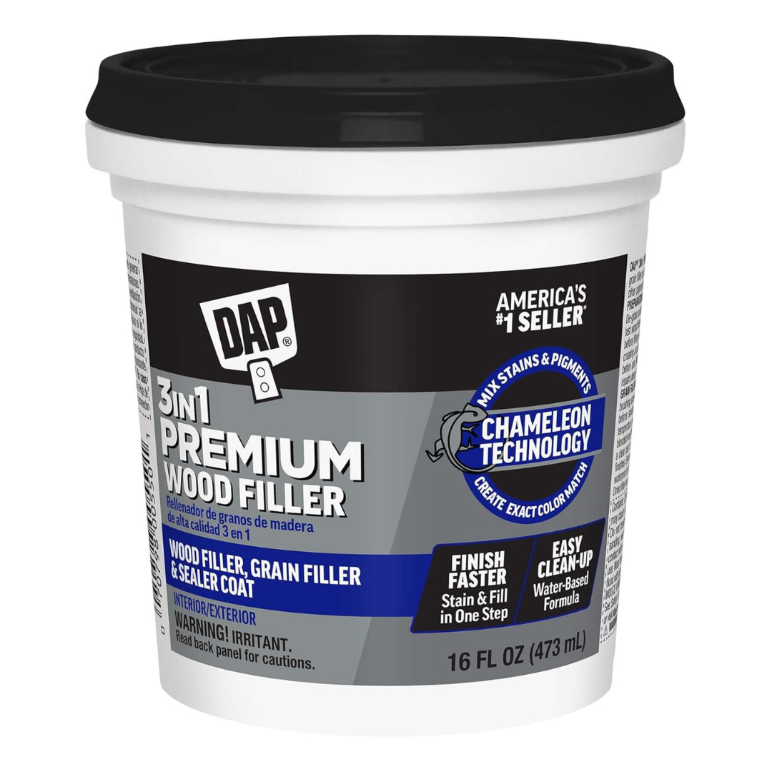 DAP Premium Wood Filler 16 oz Off White Hardware Adhesive