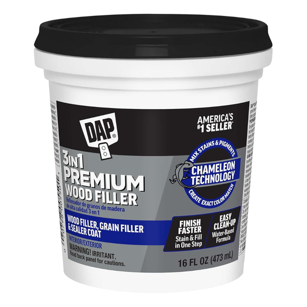 DAP Premium Wood Filler 16 oz Off White Hardware Adhesive
