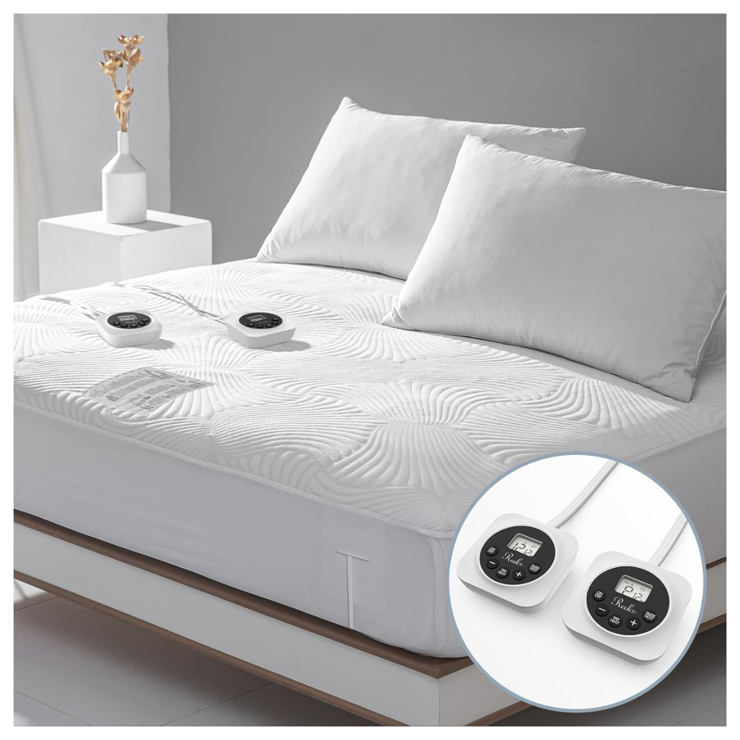 Reaks Queen Size Electric Heated Mattress Pad