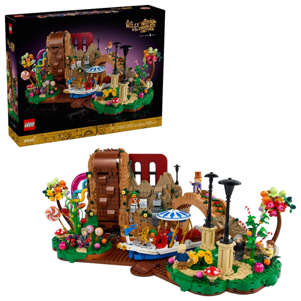 2025-Piece LEGO Ideas Willy Wonka & the Chocolate Factory (21360)