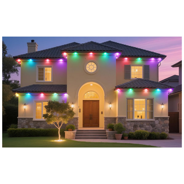100-Ft All-Weather Permanent RGB LED Outdoor Eave Lights