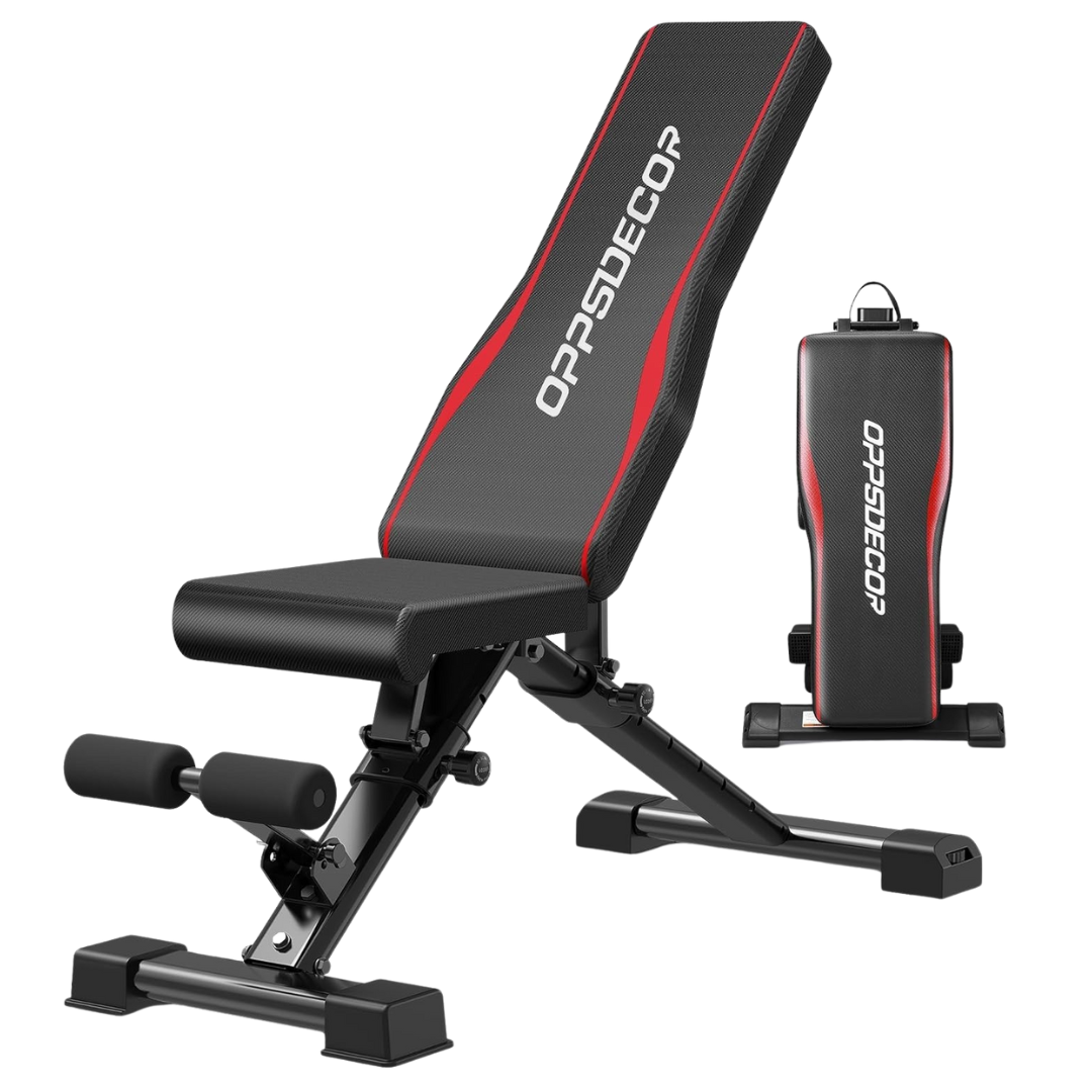 900 lbs Adjustable Folding Weight Bench For Home Gym