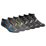 6-Pairs Saucony Men's Rundry Bolt Performance No-Show Socks (various)