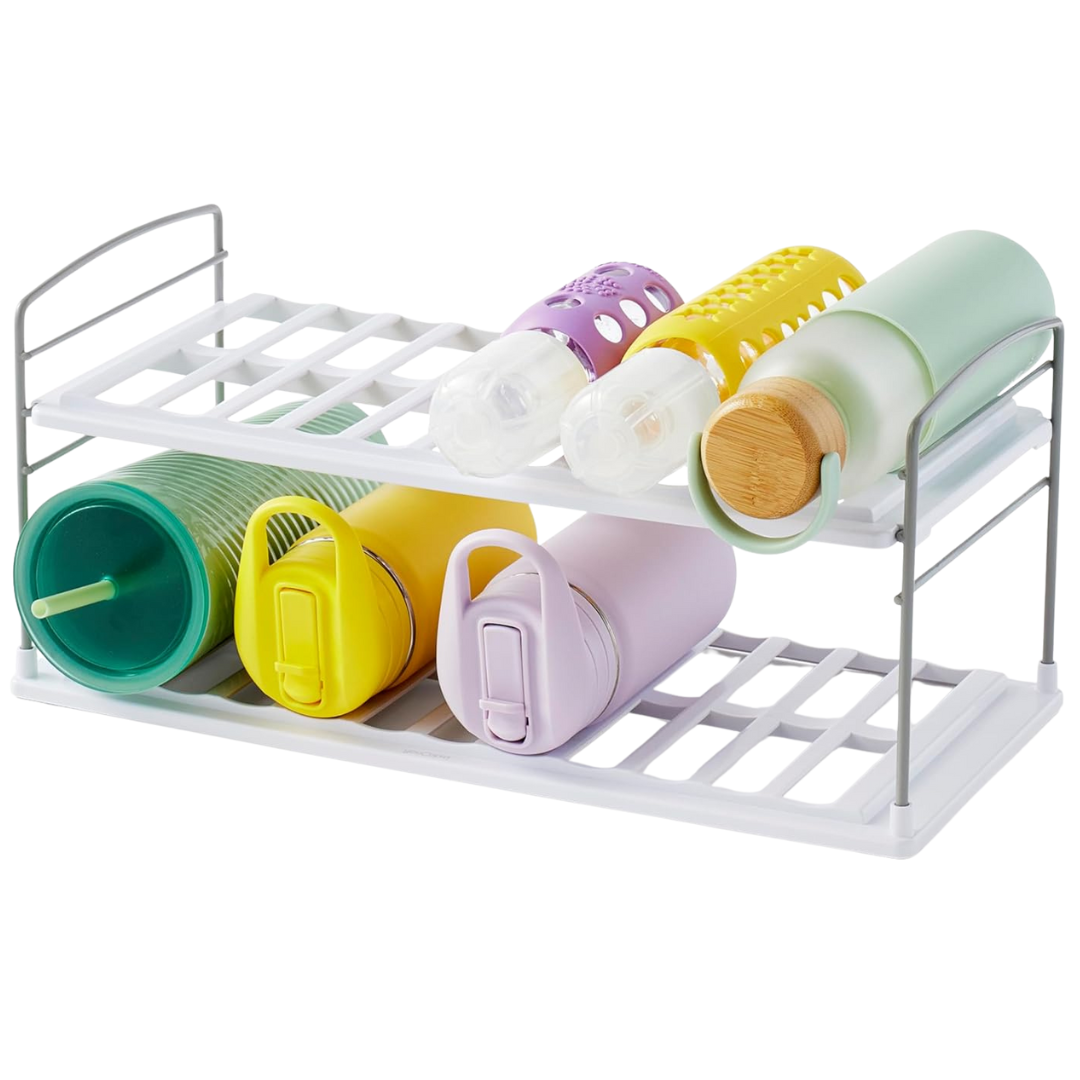 Water Bottle And Travel Mug Cabinet Organizer