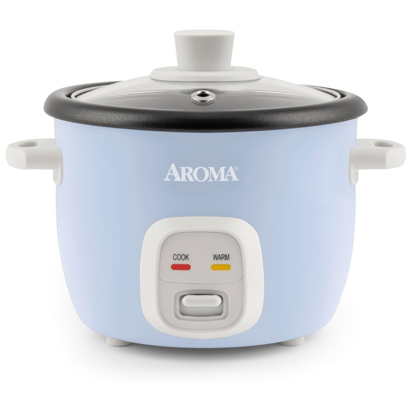 Aroma 250W 1-Qt/4-Cups Cooked Rice & Grain Cooker