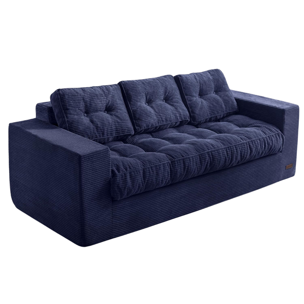 3 Seater Living Room Boneless Floor Couch