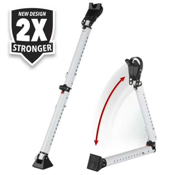 Master Lock Compact Adjustable Folding Security Bar Door Stopper