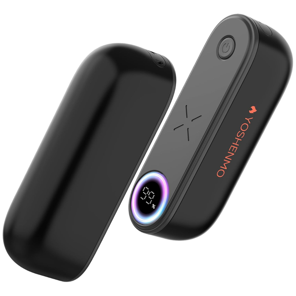 2-Pack 6000mAh Magnetic Electric Hand Warmer with LED Display