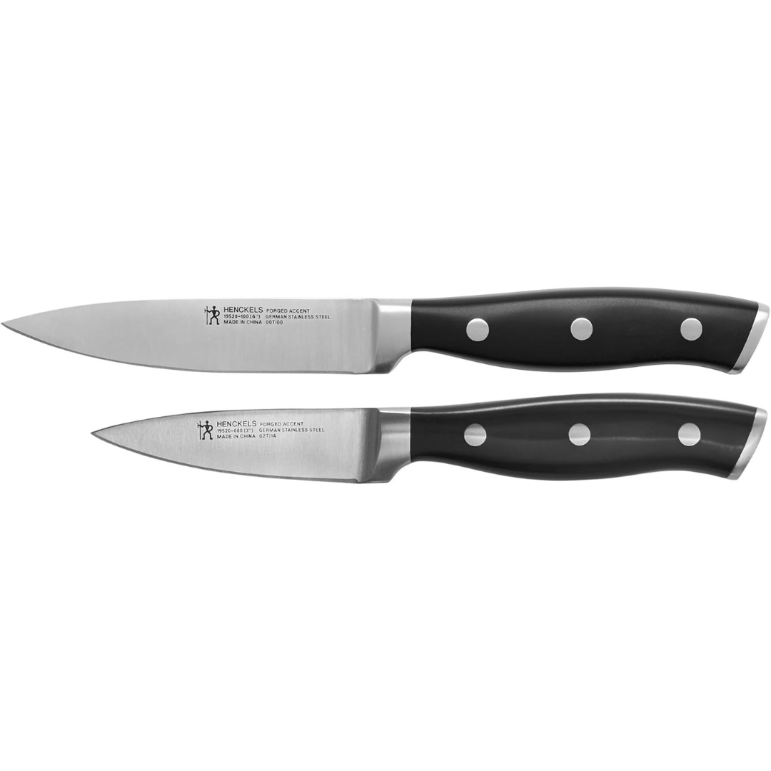 2-Piece Henckels Forged Accent Razor-Sharp Paring Knife Set