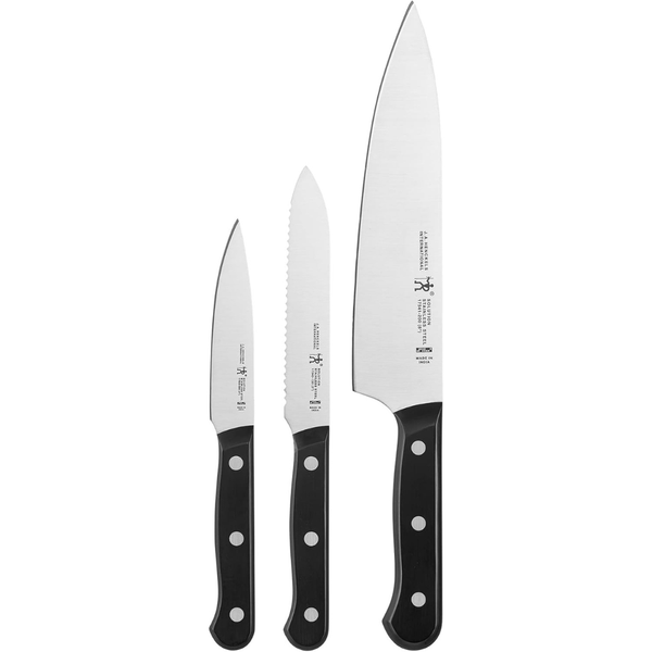 3-Piece Henckels Solution Razor-Sharp Starter Knife Set