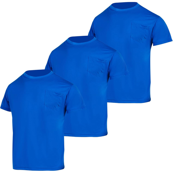 3-Pack VENDACE Men's Safety High Visibility T-Shirt
