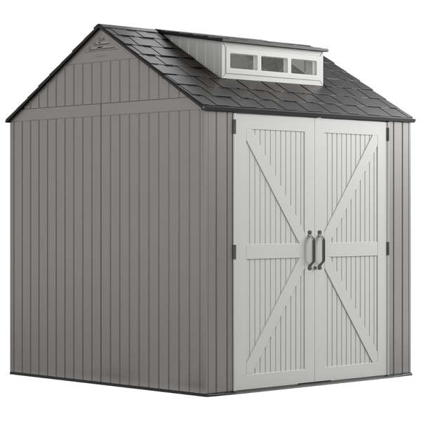 7 x 7ft Rubbermaid Easy Install Storage Shed