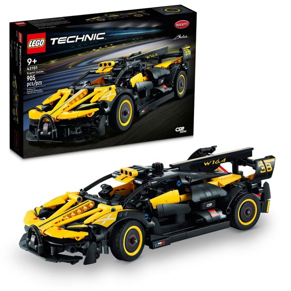 905-Pieces LEGO Technic Bugatti Bolide Racing Car 42151 Building Set