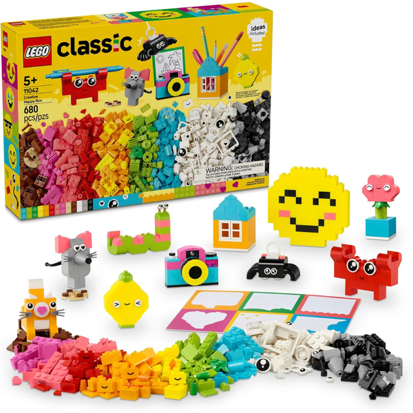 680-Piece LEGO Classic Creative Happy Box Building Toy Set (11042)