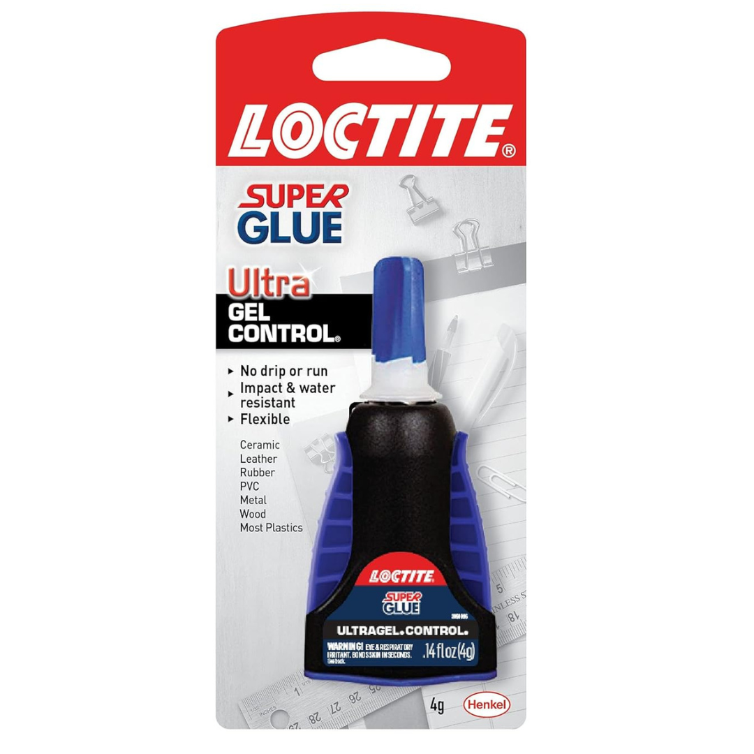 0.14oz Loctite Super Glue Ultra Gel Control (Clear)